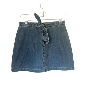 Y2K Gap Denim Jean Skort 100% Cotton 27 Waist
